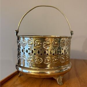 Vintage Brass Bucket